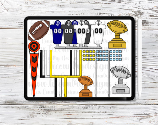 Football Clipart Set