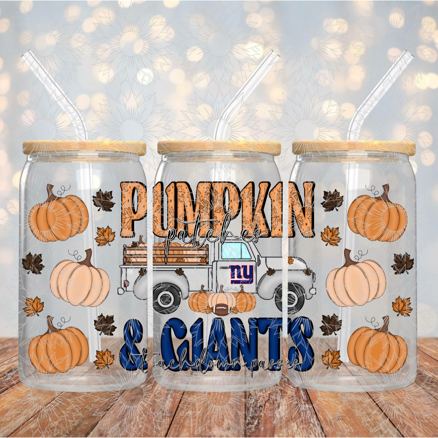 NYG Pumpkins & Touchdowns 16OZ
