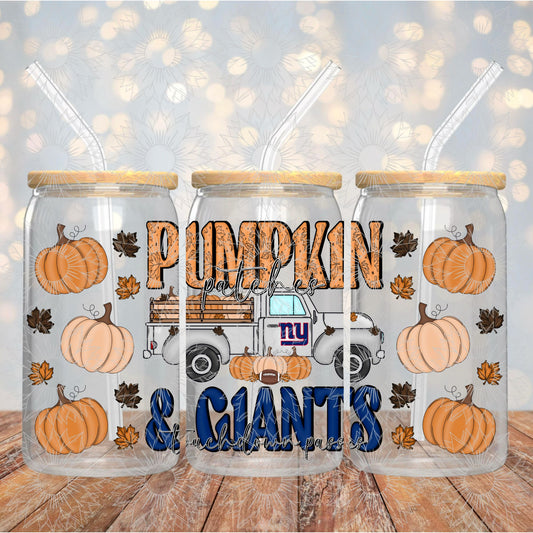 NYG Pumpkins & Touchdowns 16OZ