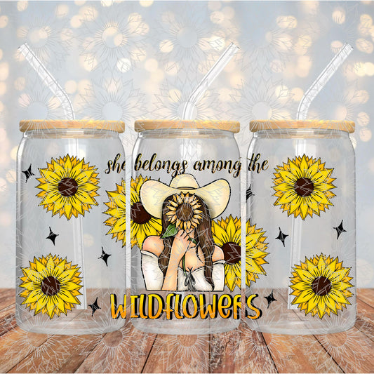 She Belongs Among The Wildflowers Brunette 16OZ