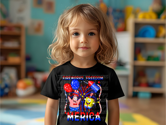 Fireworks. Freedom. ‘Merica. Sponge
