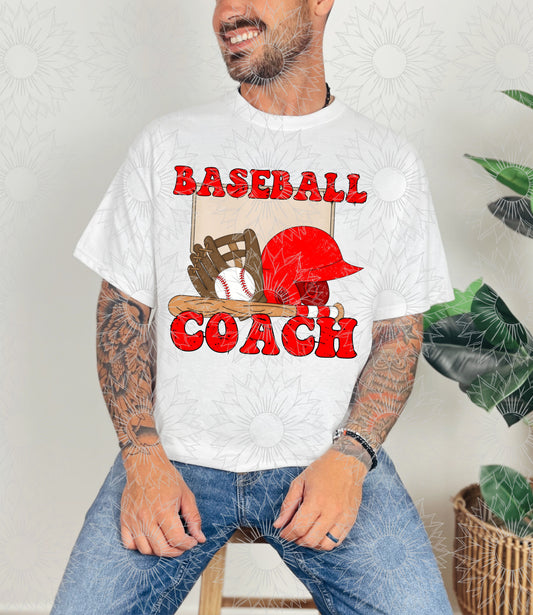 Baseball Coach Grunge