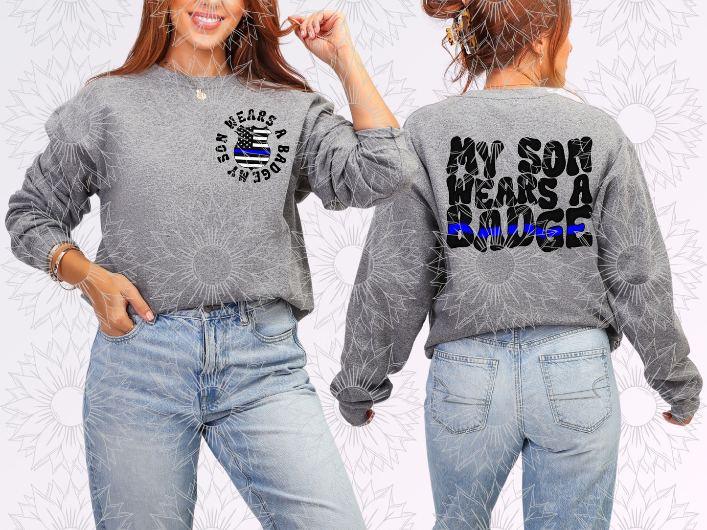 My Son Wears A Badge W/Pocket