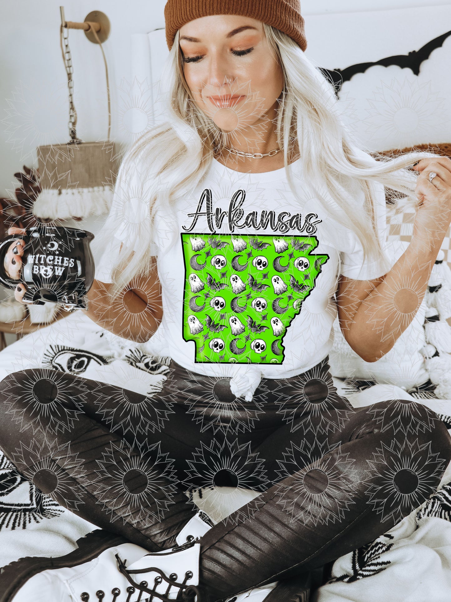 Spooky Lime Green States