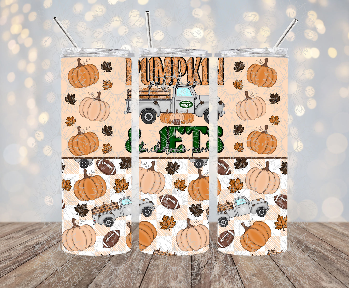 NYJ Pumpkins & Touchdowns 20OZ