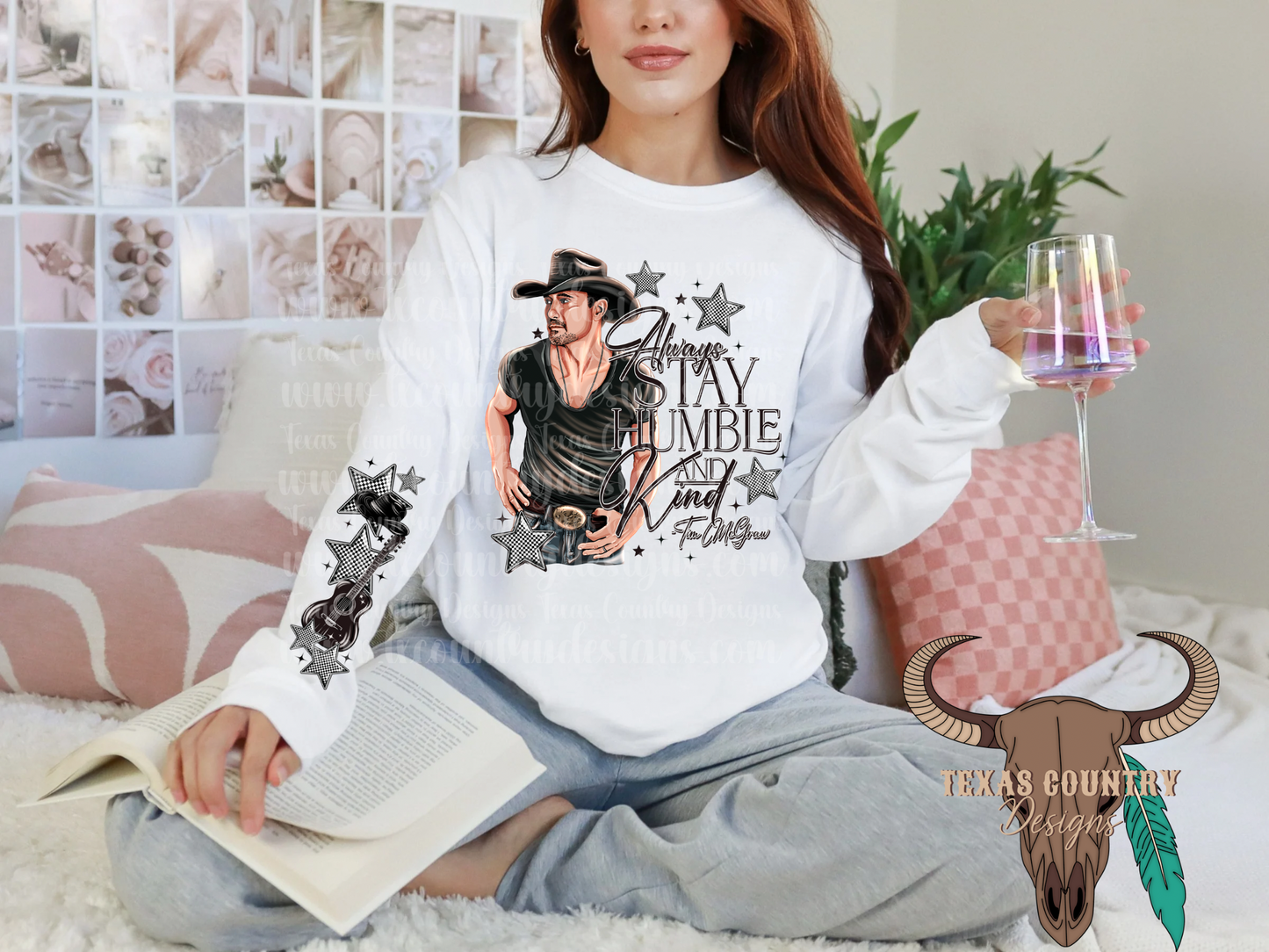 Humble & Kind Black Long Sleeve