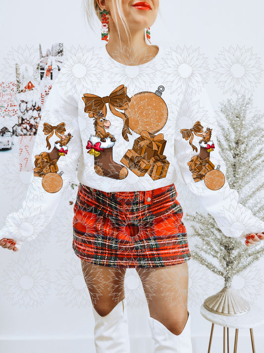 Christmas Coquette B W/Sleeve