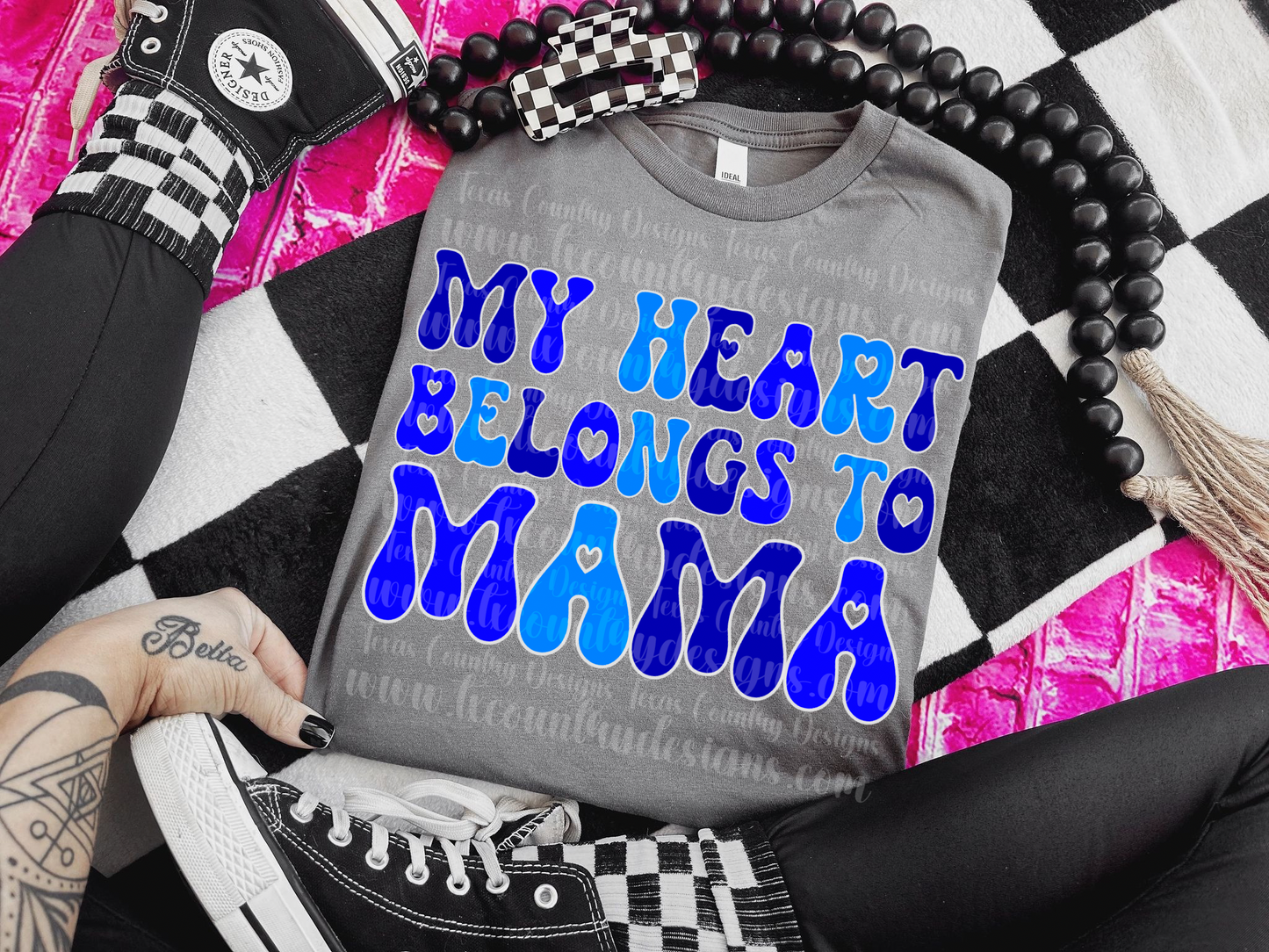 My Heart Belongs to Mama - Blue