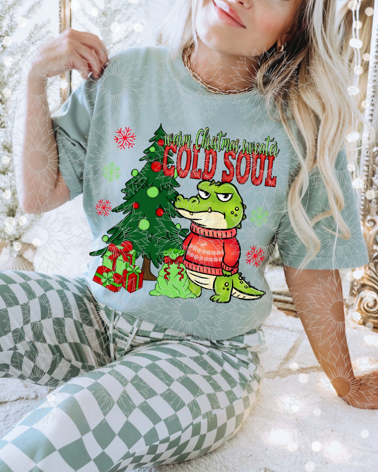 Warm Christmas Sweater. Cold Soul.