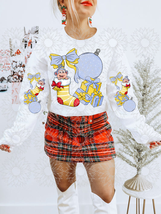 Christmas Coquette B W/Sleeve