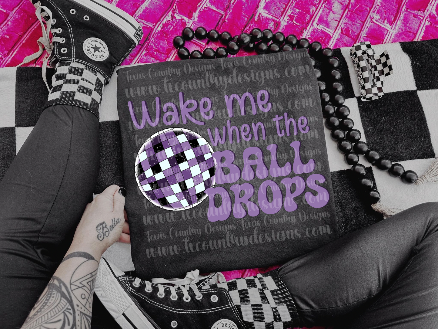 Wake Me When The Ball Drops - Purple