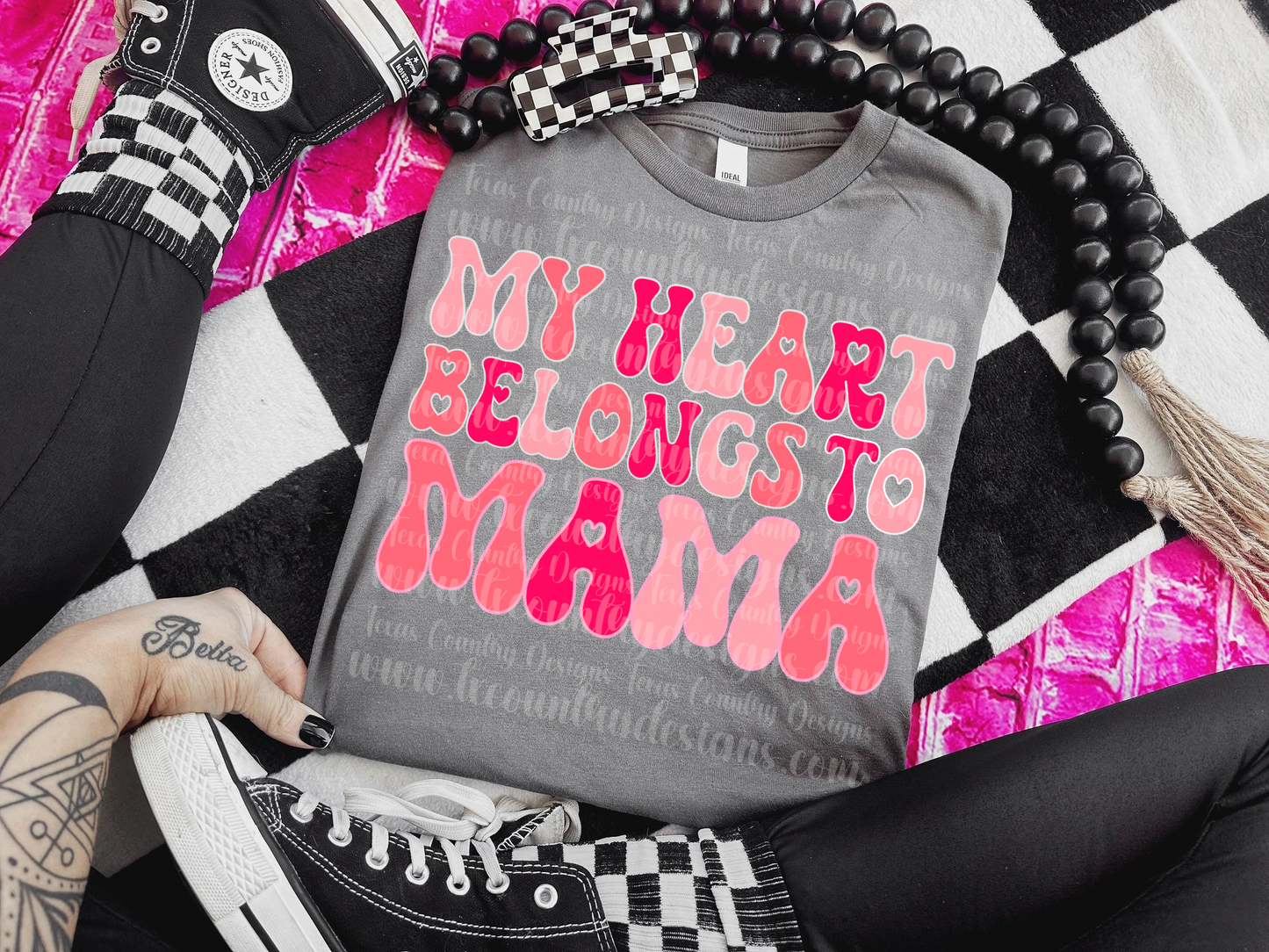 My Heart Belongs to Mama - Pink