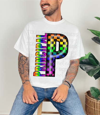 Principal Rainbow Checkered