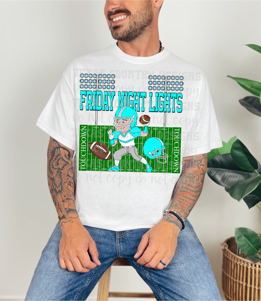 Friday Night Lights Turquoise