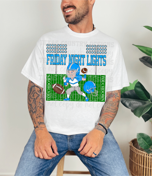 Friday Night Lights Light Blue