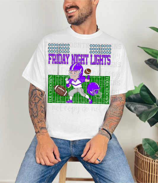Friday Night Lights Purple
